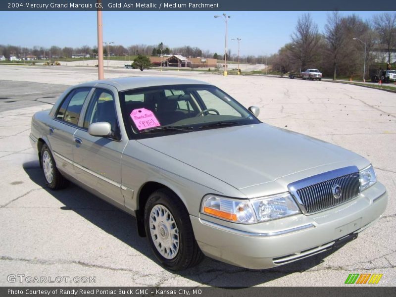 Gold Ash Metallic / Medium Parchment 2004 Mercury Grand Marquis GS