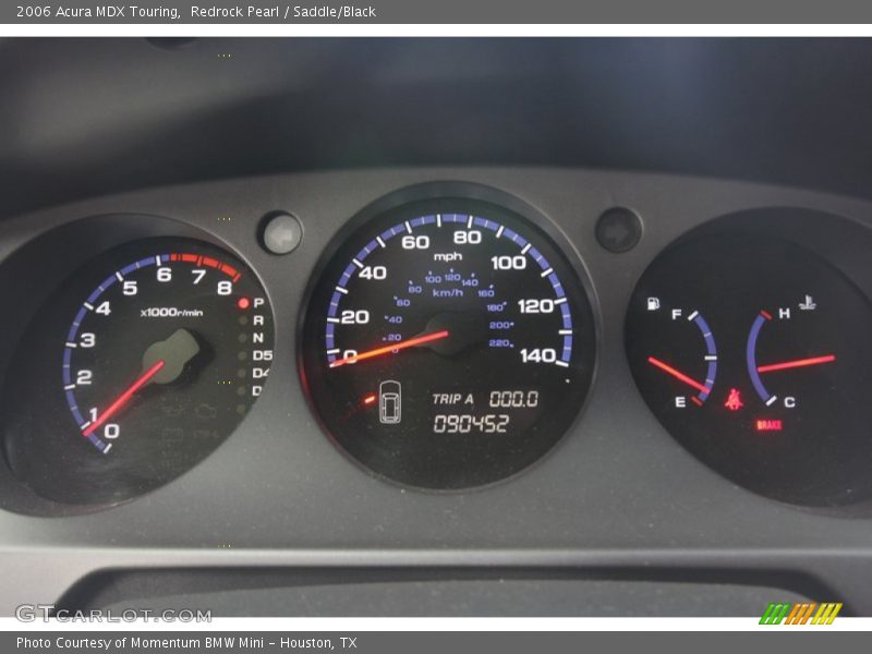  2006 MDX Touring Touring Gauges