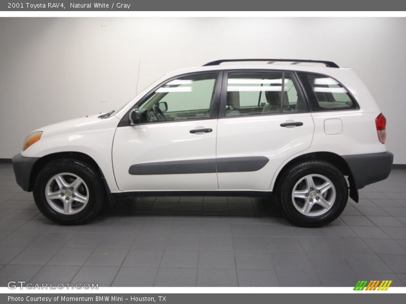 Natural White / Gray 2001 Toyota RAV4