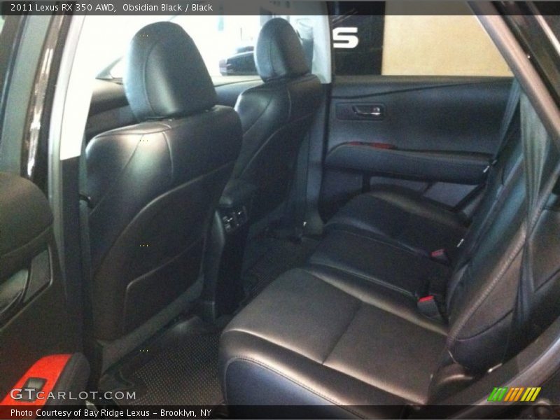 Obsidian Black / Black 2011 Lexus RX 350 AWD