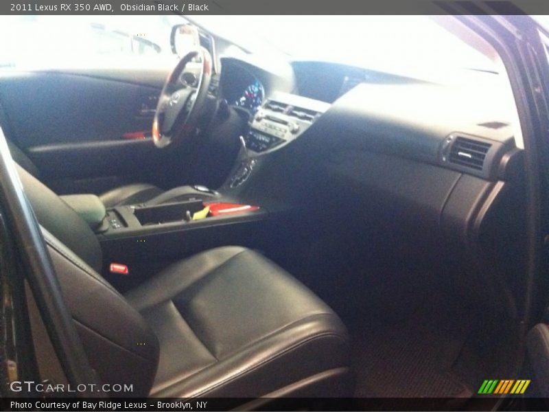 Obsidian Black / Black 2011 Lexus RX 350 AWD