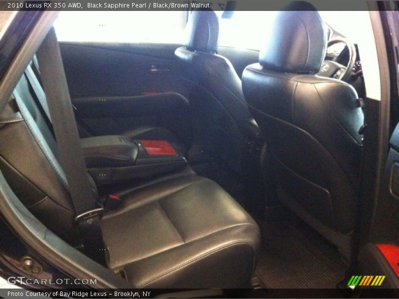 Black Sapphire Pearl / Black/Brown Walnut 2010 Lexus RX 350 AWD