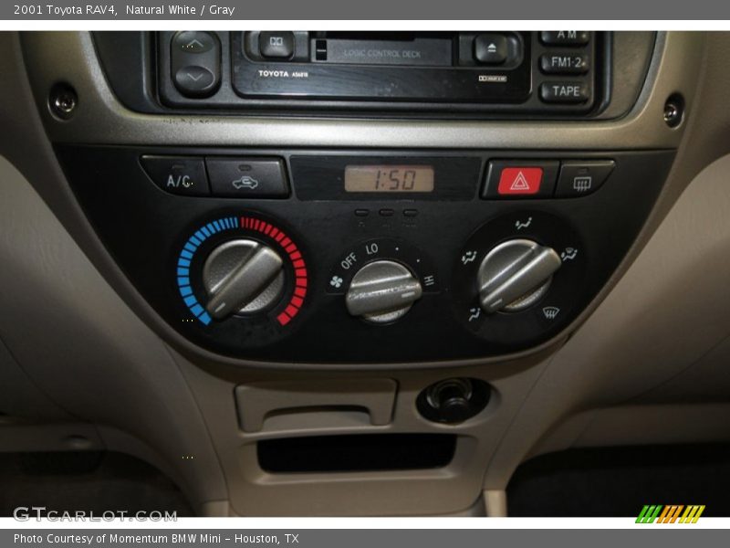 Natural White / Gray 2001 Toyota RAV4