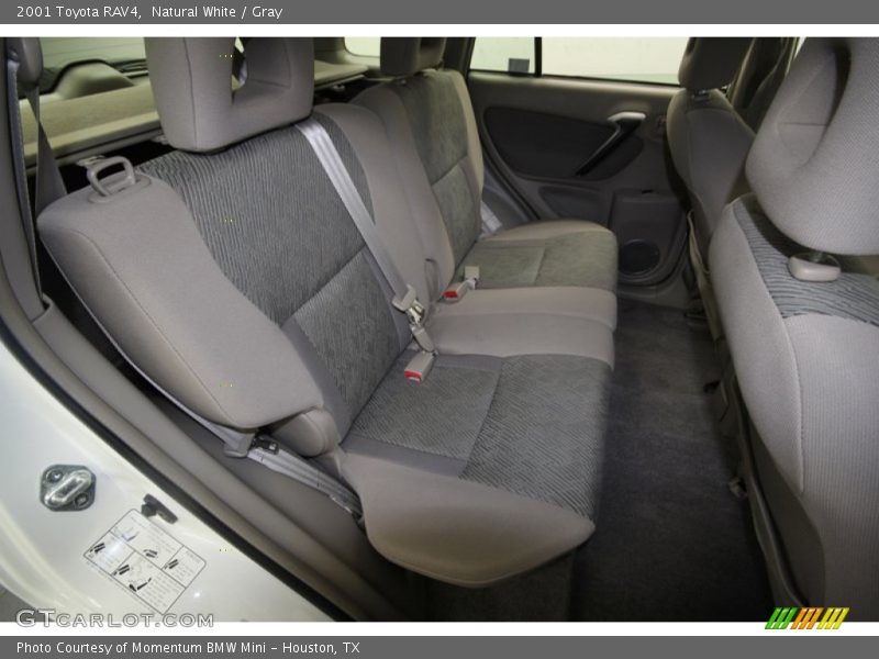 Natural White / Gray 2001 Toyota RAV4
