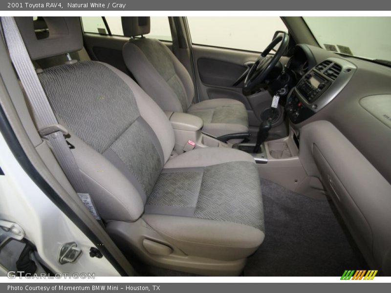 Natural White / Gray 2001 Toyota RAV4