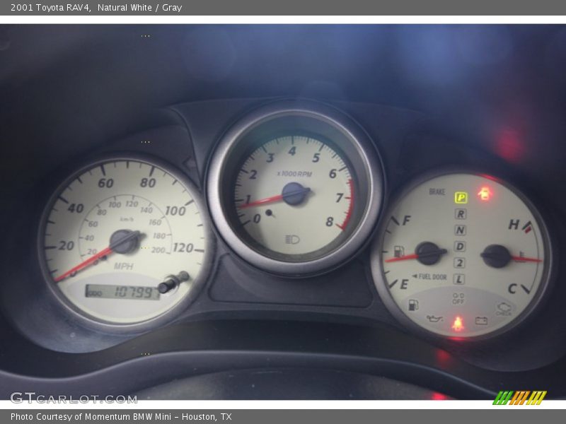 Natural White / Gray 2001 Toyota RAV4