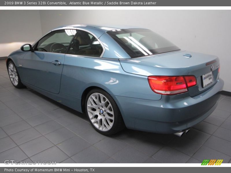 Atlantic Blue Metallic / Saddle Brown Dakota Leather 2009 BMW 3 Series 328i Convertible