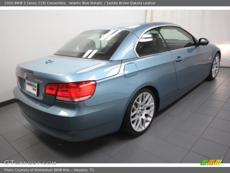 Atlantic Blue Metallic / Saddle Brown Dakota Leather 2009 BMW 3 Series 328i Convertible