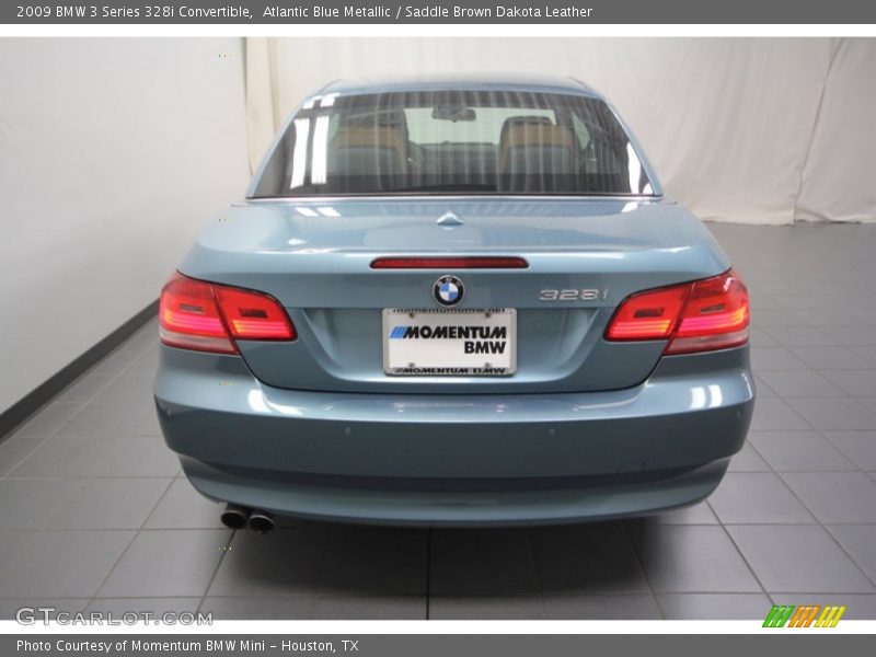 Atlantic Blue Metallic / Saddle Brown Dakota Leather 2009 BMW 3 Series 328i Convertible