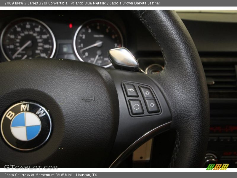 Atlantic Blue Metallic / Saddle Brown Dakota Leather 2009 BMW 3 Series 328i Convertible