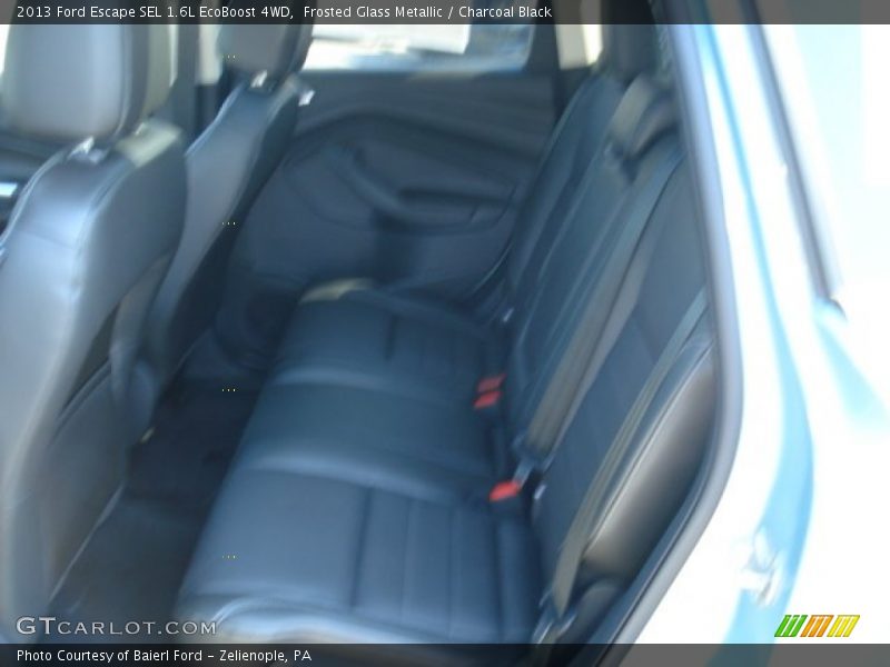 Frosted Glass Metallic / Charcoal Black 2013 Ford Escape SEL 1.6L EcoBoost 4WD