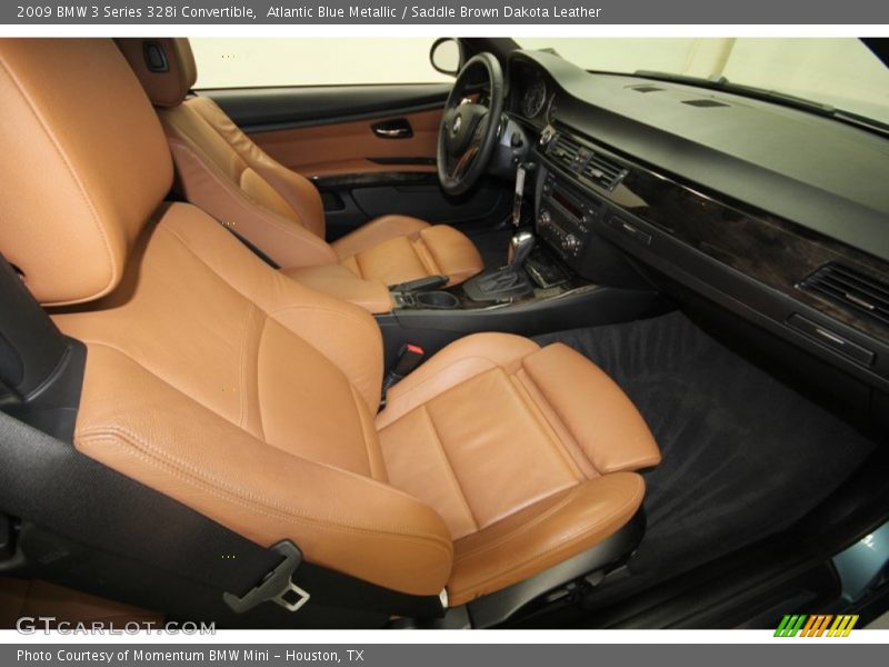 Atlantic Blue Metallic / Saddle Brown Dakota Leather 2009 BMW 3 Series 328i Convertible