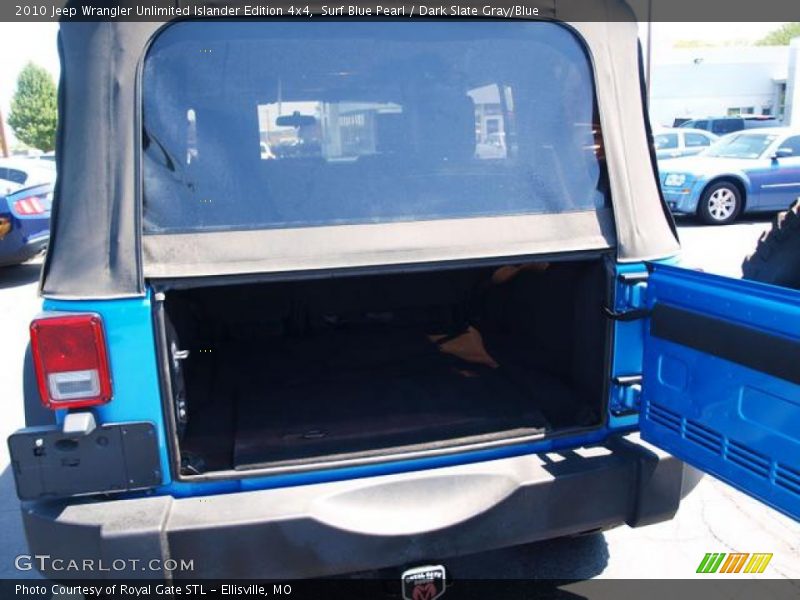 Surf Blue Pearl / Dark Slate Gray/Blue 2010 Jeep Wrangler Unlimited Islander Edition 4x4