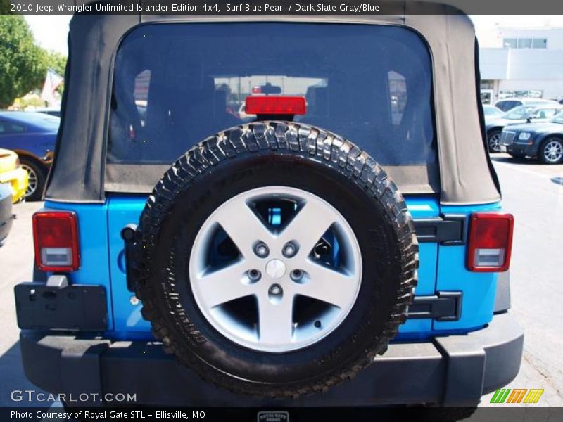 Surf Blue Pearl / Dark Slate Gray/Blue 2010 Jeep Wrangler Unlimited Islander Edition 4x4
