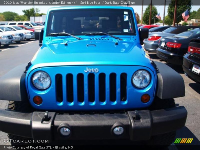 Surf Blue Pearl / Dark Slate Gray/Blue 2010 Jeep Wrangler Unlimited Islander Edition 4x4