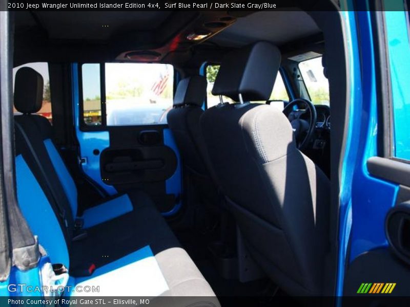 Surf Blue Pearl / Dark Slate Gray/Blue 2010 Jeep Wrangler Unlimited Islander Edition 4x4