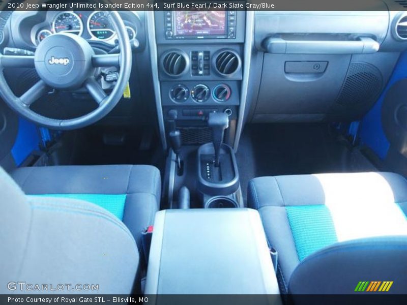 Dashboard of 2010 Wrangler Unlimited Islander Edition 4x4