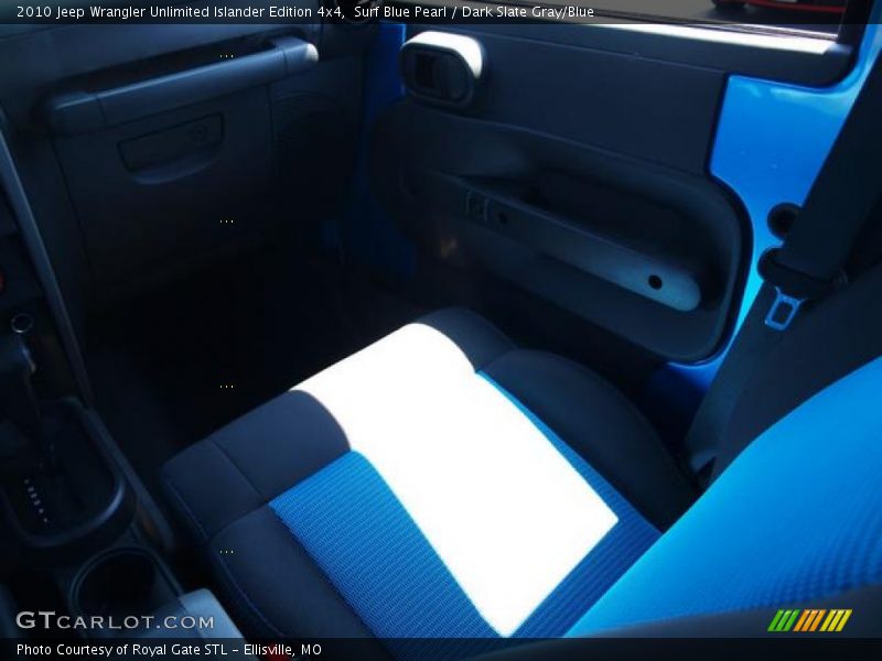 Surf Blue Pearl / Dark Slate Gray/Blue 2010 Jeep Wrangler Unlimited Islander Edition 4x4