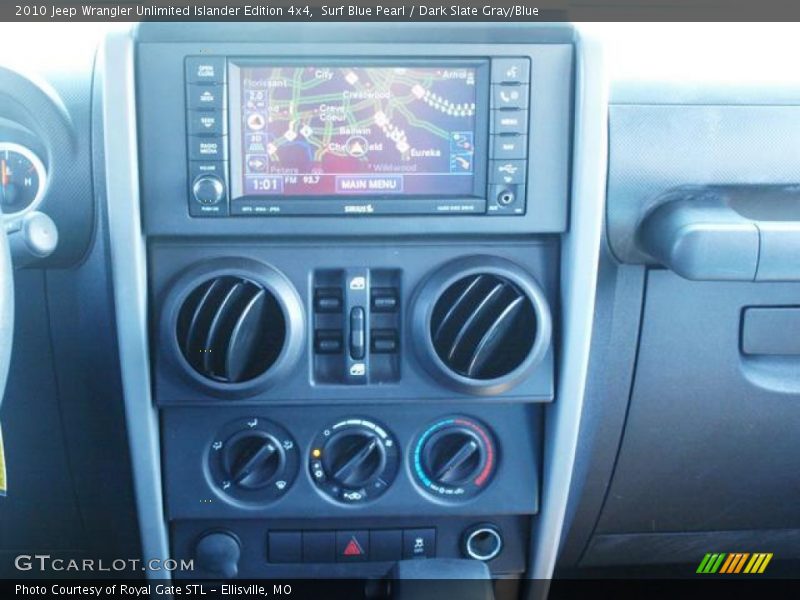 Surf Blue Pearl / Dark Slate Gray/Blue 2010 Jeep Wrangler Unlimited Islander Edition 4x4