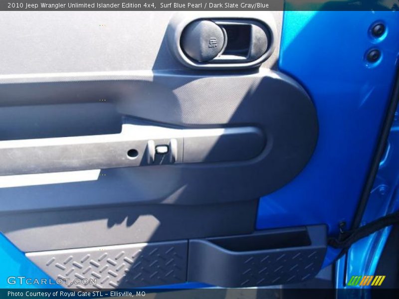 Surf Blue Pearl / Dark Slate Gray/Blue 2010 Jeep Wrangler Unlimited Islander Edition 4x4
