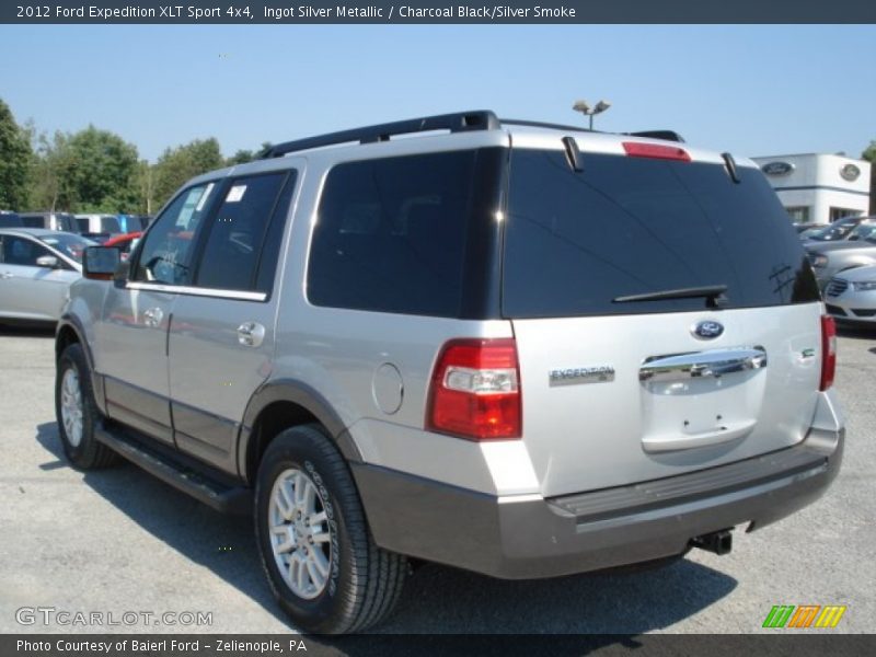 Ingot Silver Metallic / Charcoal Black/Silver Smoke 2012 Ford Expedition XLT Sport 4x4
