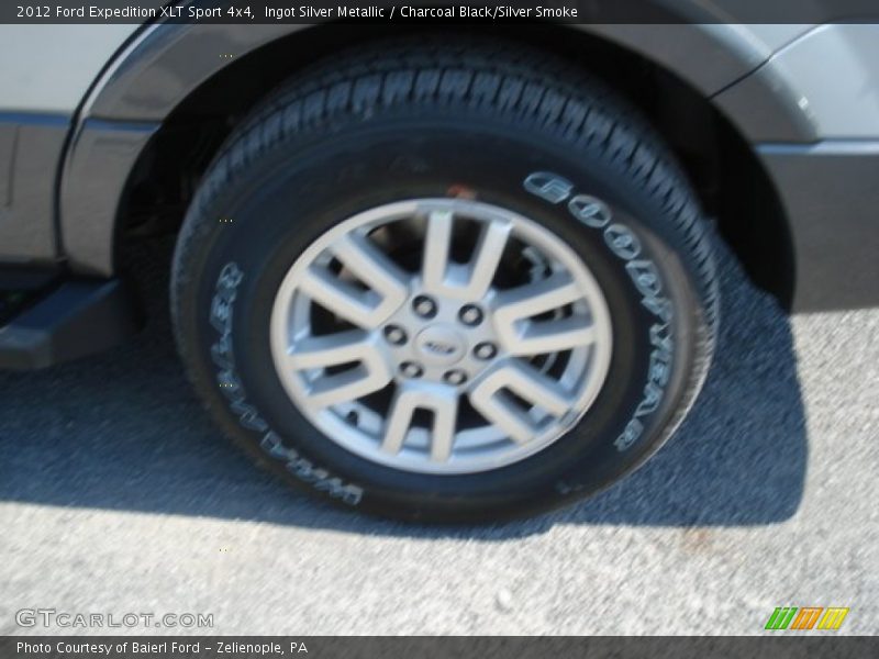 Ingot Silver Metallic / Charcoal Black/Silver Smoke 2012 Ford Expedition XLT Sport 4x4