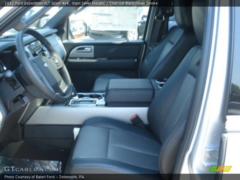 Ingot Silver Metallic / Charcoal Black/Silver Smoke 2012 Ford Expedition XLT Sport 4x4