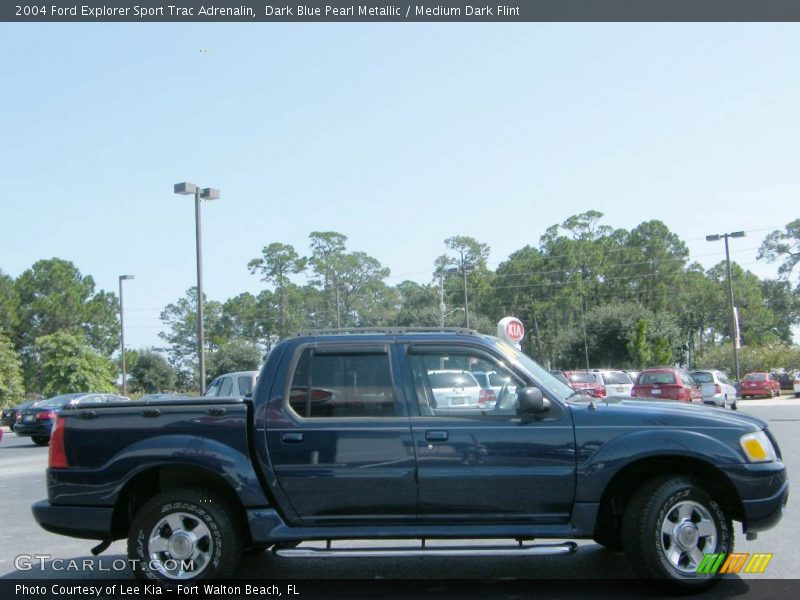 Dark Blue Pearl Metallic / Medium Dark Flint 2004 Ford Explorer Sport Trac Adrenalin