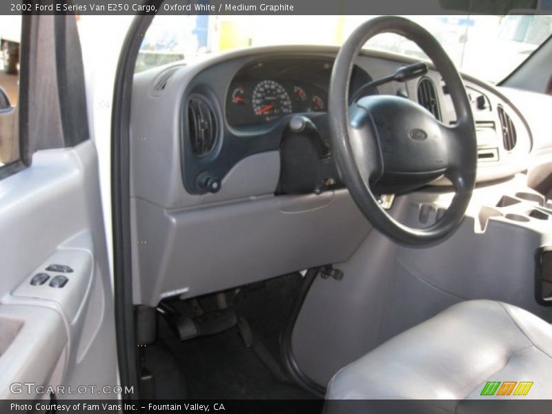 Oxford White / Medium Graphite 2002 Ford E Series Van E250 Cargo