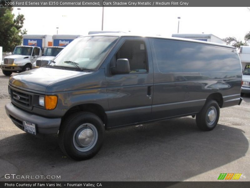 Dark Shadow Grey Metallic / Medium Flint Grey 2006 Ford E Series Van E350 Commercial Extended