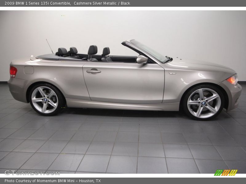  2009 1 Series 135i Convertible Cashmere Silver Metallic