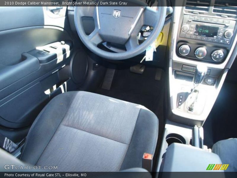 Bright Silver Metallic / Dark Slate Gray 2010 Dodge Caliber Mainstreet