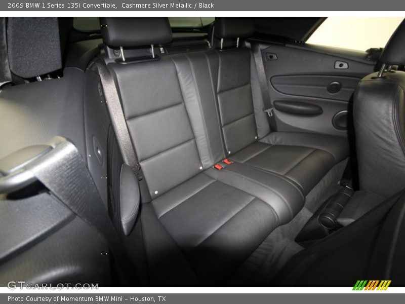 Cashmere Silver Metallic / Black 2009 BMW 1 Series 135i Convertible