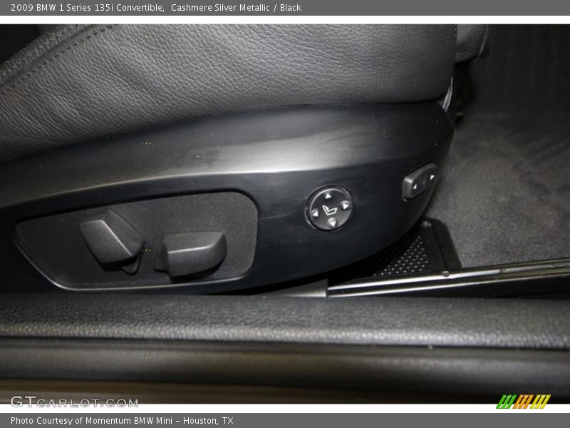 Cashmere Silver Metallic / Black 2009 BMW 1 Series 135i Convertible