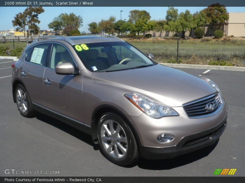 Scarlet Silver / Wheat 2008 Infiniti EX 35 Journey