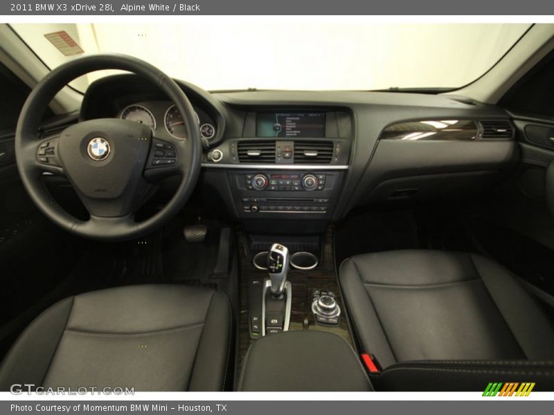 Alpine White / Black 2011 BMW X3 xDrive 28i