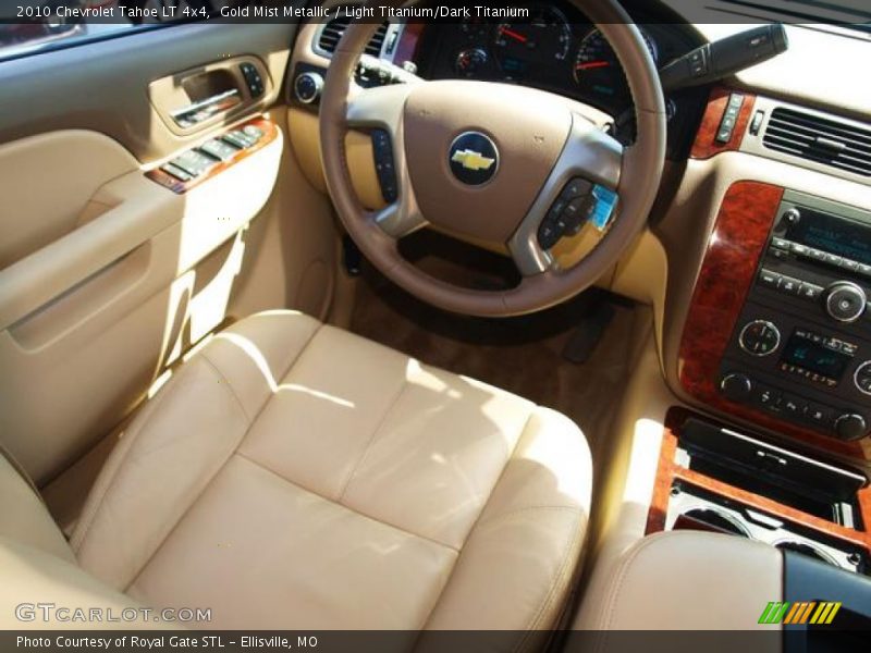 Gold Mist Metallic / Light Titanium/Dark Titanium 2010 Chevrolet Tahoe LT 4x4