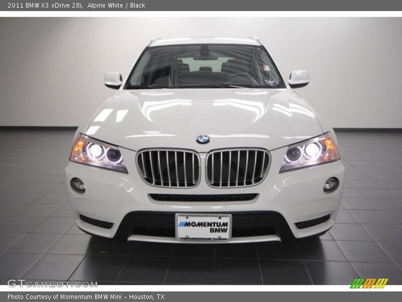 Alpine White / Black 2011 BMW X3 xDrive 28i