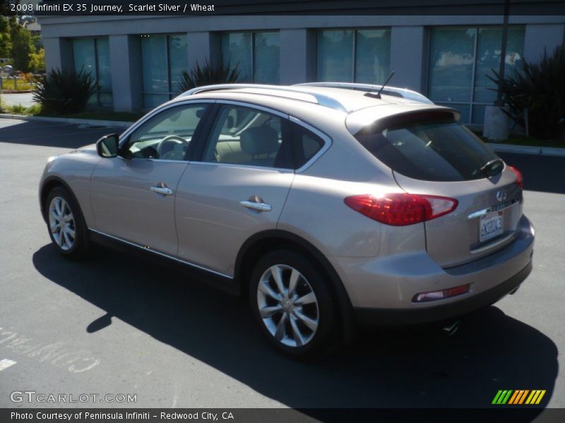 Scarlet Silver / Wheat 2008 Infiniti EX 35 Journey