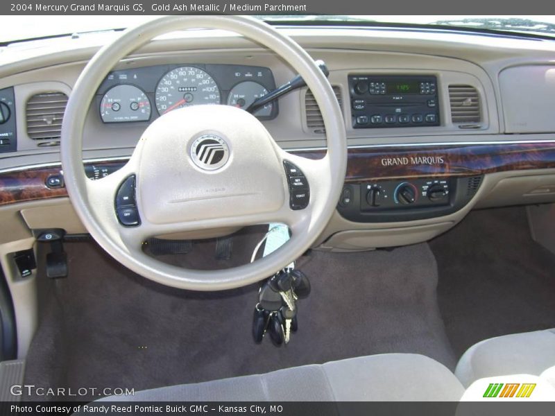 Gold Ash Metallic / Medium Parchment 2004 Mercury Grand Marquis GS