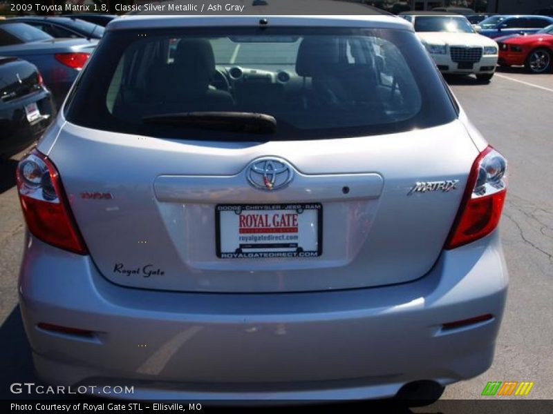 Classic Silver Metallic / Ash Gray 2009 Toyota Matrix 1.8
