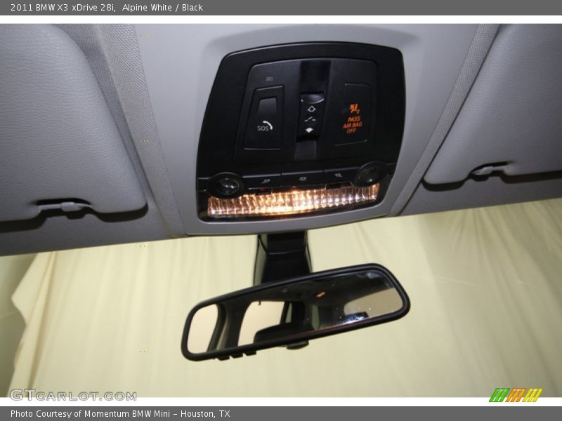 Alpine White / Black 2011 BMW X3 xDrive 28i