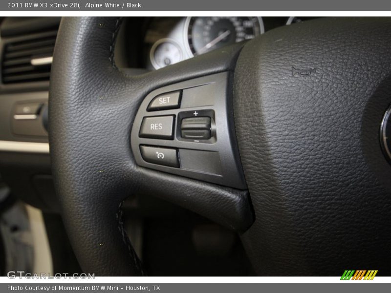 Alpine White / Black 2011 BMW X3 xDrive 28i