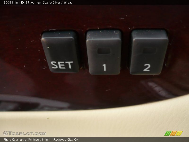 Scarlet Silver / Wheat 2008 Infiniti EX 35 Journey