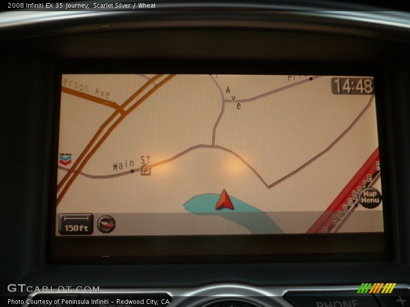 Scarlet Silver / Wheat 2008 Infiniti EX 35 Journey