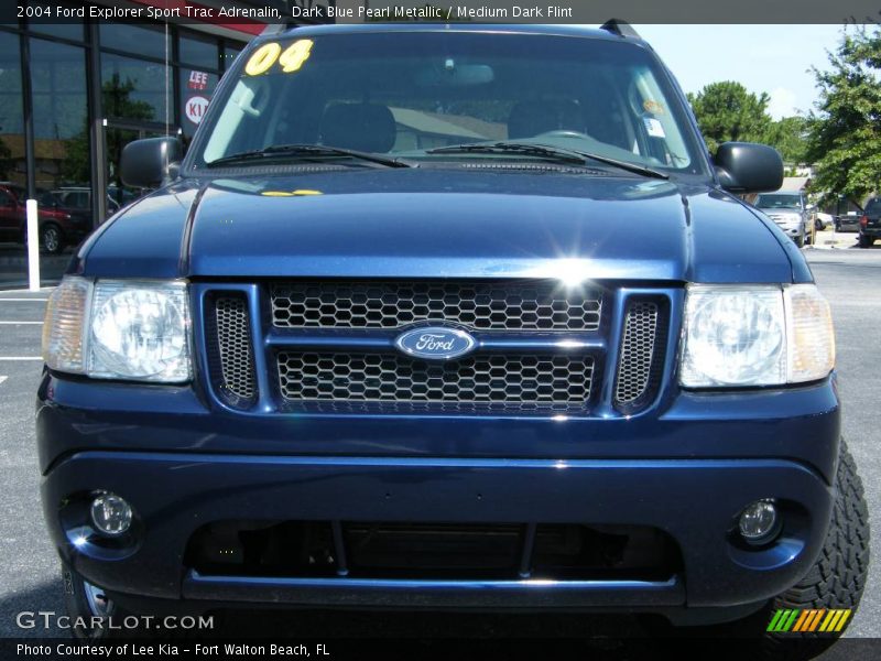 Dark Blue Pearl Metallic / Medium Dark Flint 2004 Ford Explorer Sport Trac Adrenalin