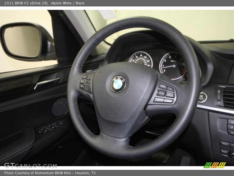 Alpine White / Black 2011 BMW X3 xDrive 28i