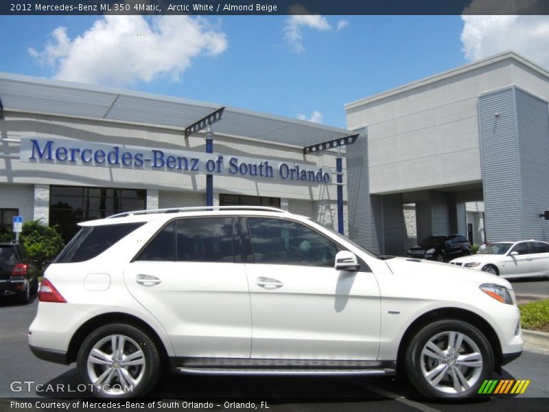 Arctic White / Almond Beige 2012 Mercedes-Benz ML 350 4Matic