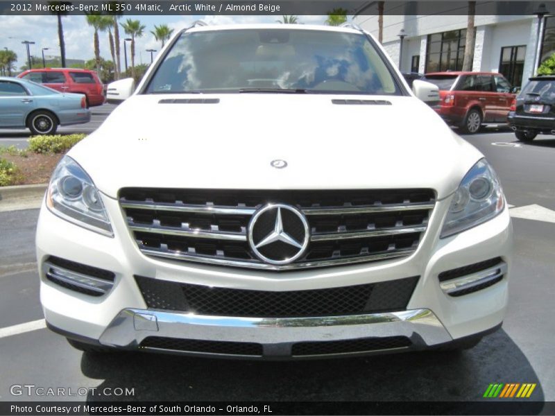 Arctic White / Almond Beige 2012 Mercedes-Benz ML 350 4Matic