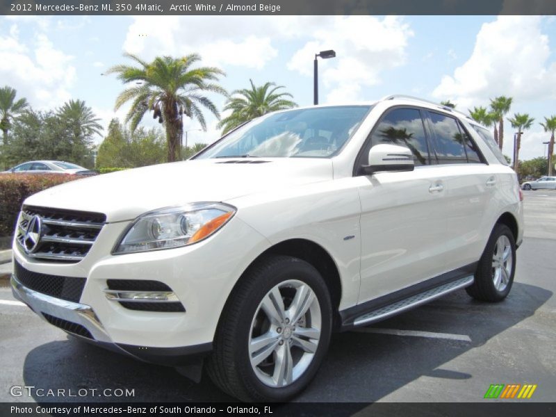 Arctic White / Almond Beige 2012 Mercedes-Benz ML 350 4Matic